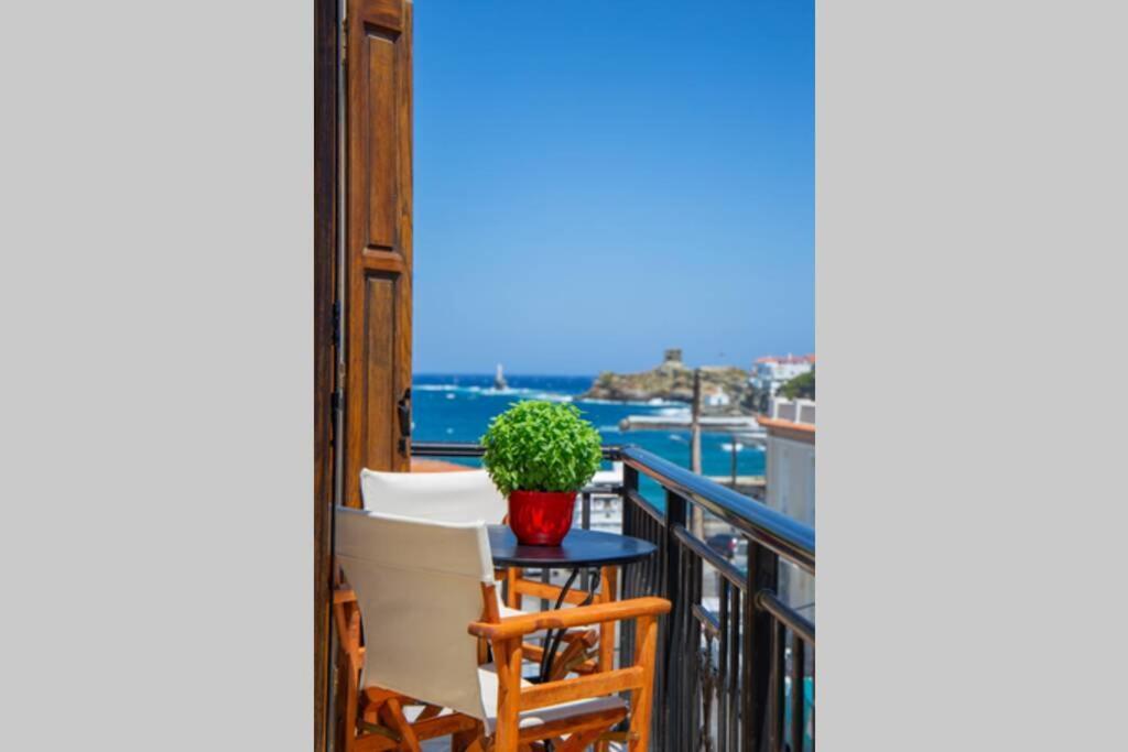 Seaview Stylish Flat In Andros - Walk To Beach Buitenkant foto